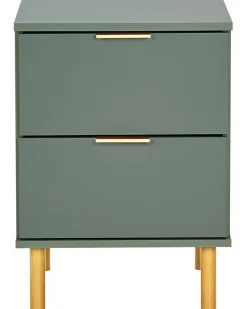 Comodino 2 cassetti WALPOLE Verde