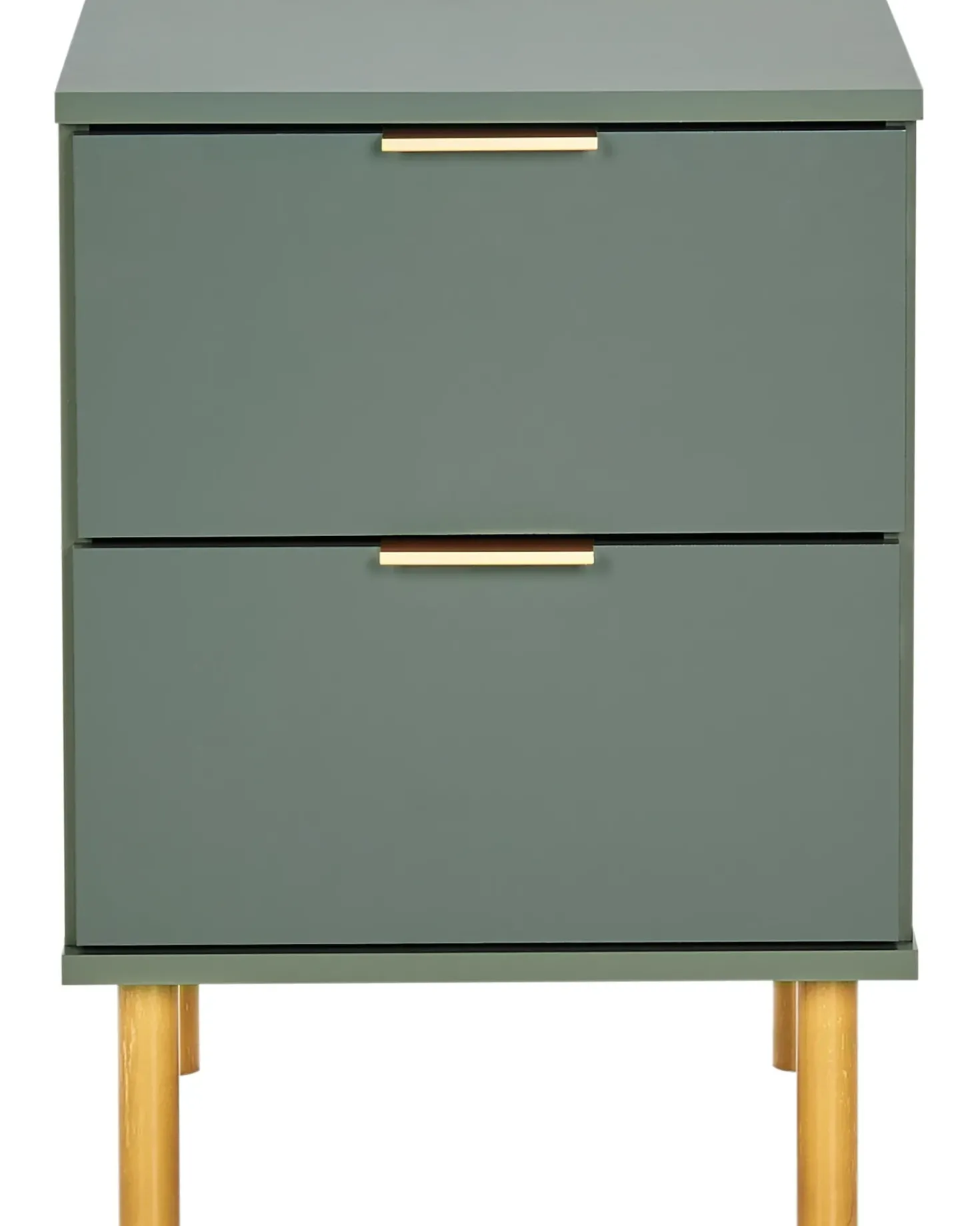 Comodino 2 cassetti WALPOLE Verde