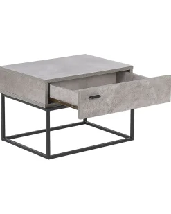 Comodino 1 cassetto CAIRO Grigio chiaro