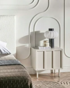 Comodino CLUNES Beige chiaro