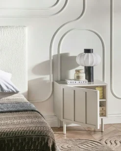 Comodino CLUNES Beige chiaro