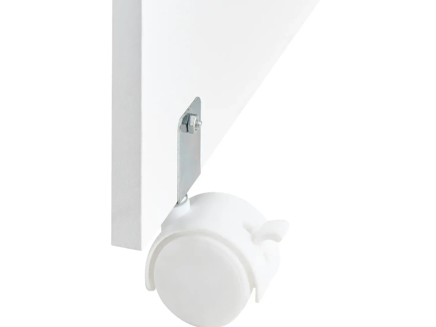 Consolle salvaspazio con tavolo a scomparsa FLOMOT Bianco 80 cm 40/80 cm Pieghevole