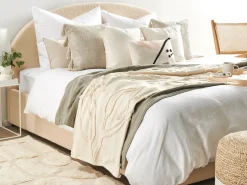 Coperta ACACIA Cotone 130 x 160 cm Beige