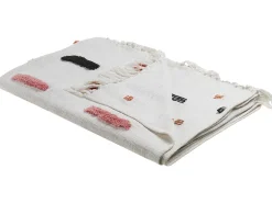 Coperta ALAPPUZHA Cotone 130 x 180 cm Bianco