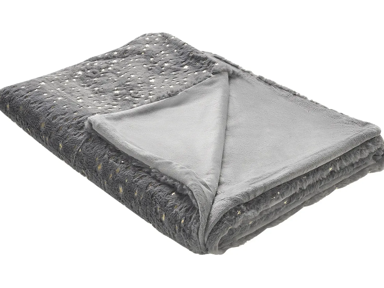 Coperta ALAZEYA 130 x 180 cm Grigio