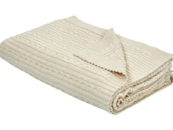 Coperta ANAMUR Cotone 110 x 180 cm Beige