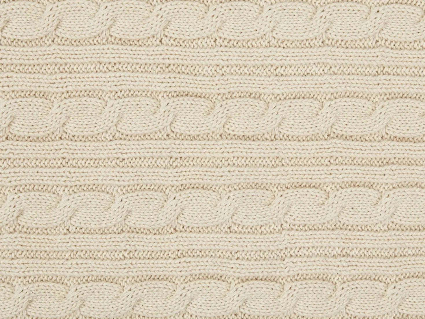 Coperta ANAMUR Cotone 110 x 180 cm Beige