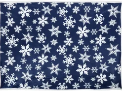Coperta ANISE 150 x 200 cm Blu scuro