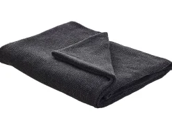 Coperta ASAKA Cotone 130 x 180 cm Grigio scuro