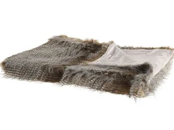 Coperta ASDAD Tessuto 180 x 220 cm Marrone