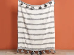 Coperta CAYIR Cotone 130 x 170 cm Beige