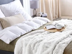 Coperta CHAAB 200 x 220 cm Bianco sporco