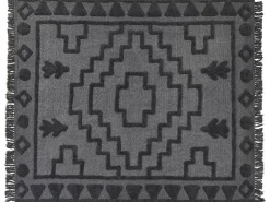 Coperta CHACK Cotone 220 x 240 cm Grigio scuro