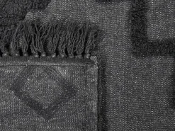 Coperta CHACK Cotone 220 x 240 cm Grigio scuro