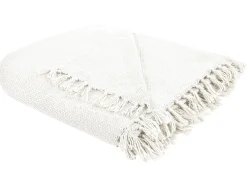 Coperta CHAOHANI Tessuto 150 x 200 cm Bianco sporco