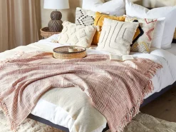 Coperta DEURALI Tessuto 125 x 150 cm Marrone