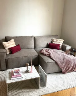 Coperta ELOVA 150 x 200 cm Rosa