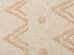 Coperta FATEHPUR Cotone 130 x 180 cm Beige