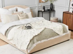 Coperta GODAVARI 130 x 180 cm Bianco sporco