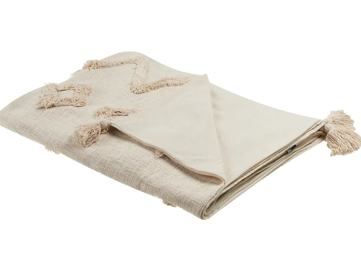 Coperta GUNA Cotone 130 x 180 cm Beige