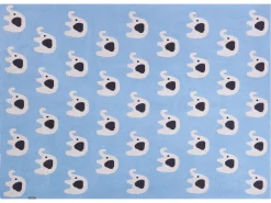 Coperta HILKOT Cotone 130 x 170 cm Blu