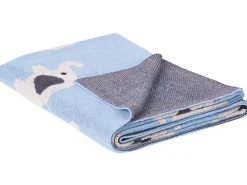 Coperta HILKOT Cotone 130 x 170 cm Blu