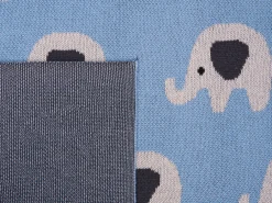 Coperta HILKOT Cotone 130 x 170 cm Blu