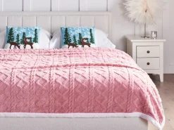 Coperta HONEYCOMB 150 x 200 cm Rosa