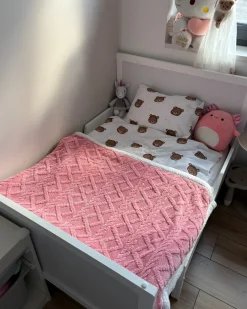 Coperta HONEYCOMB 150 x 200 cm Rosa