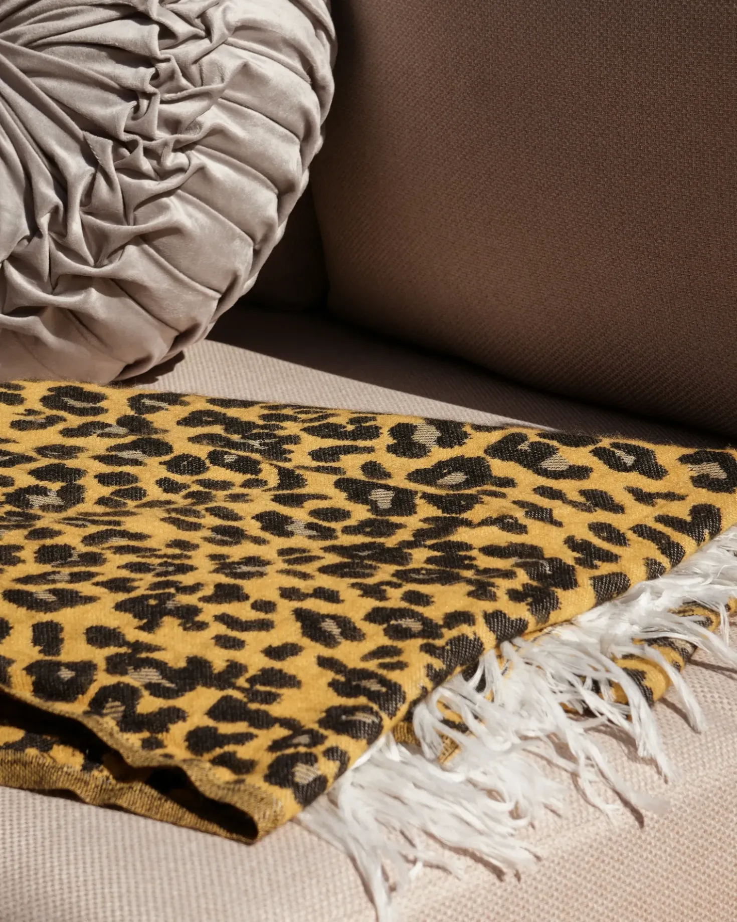Coperta JAMUNE 130 x 170 cm Marrone