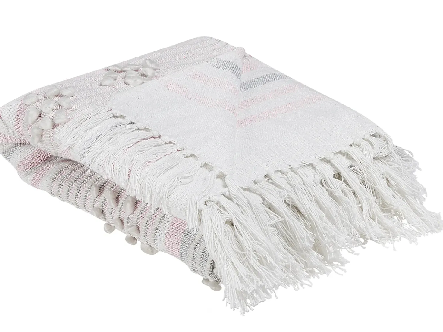 Coperta KAMAN Tessuto 125 x 150 cm Rosa