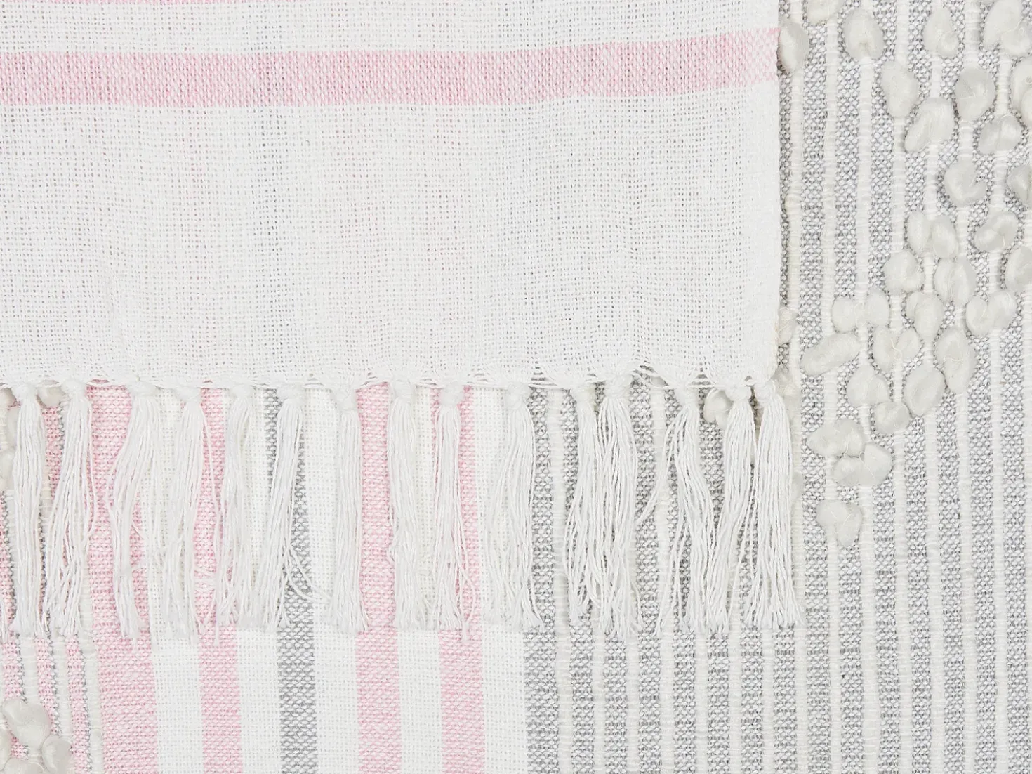 Coperta KAMAN Tessuto 125 x 150 cm Rosa