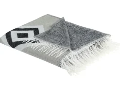 Coperta KATTIKE Tessuto 130 x 170 cm Grigio