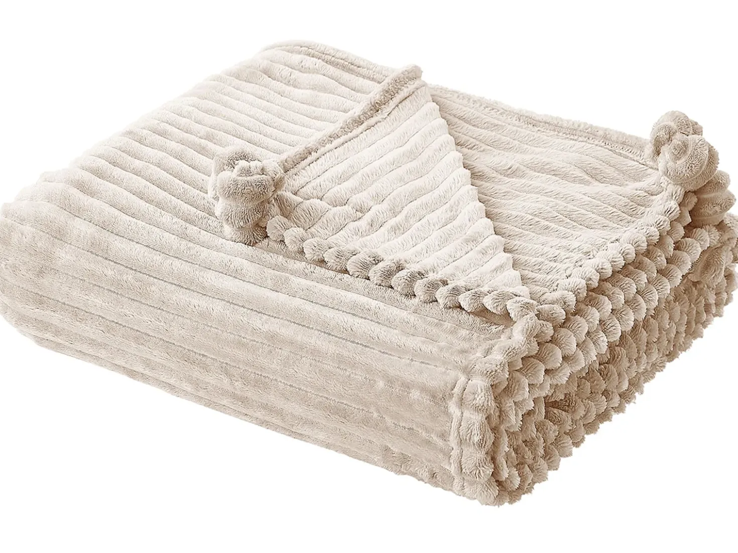 Coperta KAWERI 150 x 200 cm Beige