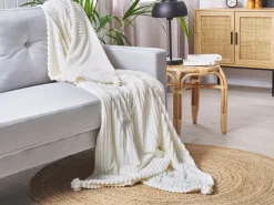 Coperta KAWERI 150 x 200 cm Bianco