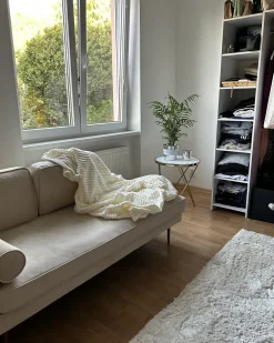 Coperta KAWERI 150 x 200 cm Bianco
