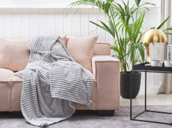 Coperta KAWERI 150 x 200 cm Grigio chiaro