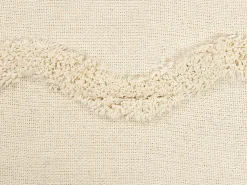 Coperta KHARI Cotone 125 x 150 cm Beige chiaro