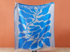 Coperta KIHUN Tessuto 130 x 170 cm Blu