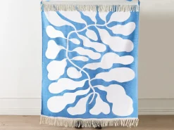 Coperta KIHUN Tessuto 130 x 170 cm Blu