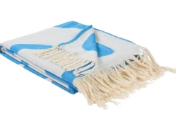 Coperta KIHUN Tessuto 130 x 170 cm Blu