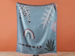 Coperta LIMGHA 130 x 170 cm Blu