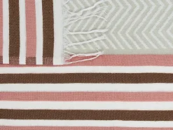 Coperta MAGAR Tessuto 130 x 170 cm Beige