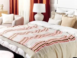 Coperta MAGAR Tessuto 130 x 170 cm Beige