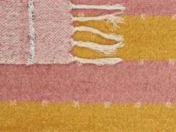 Coperta NAIKHU Cotone 130 x 170 cm Rosso chiaro