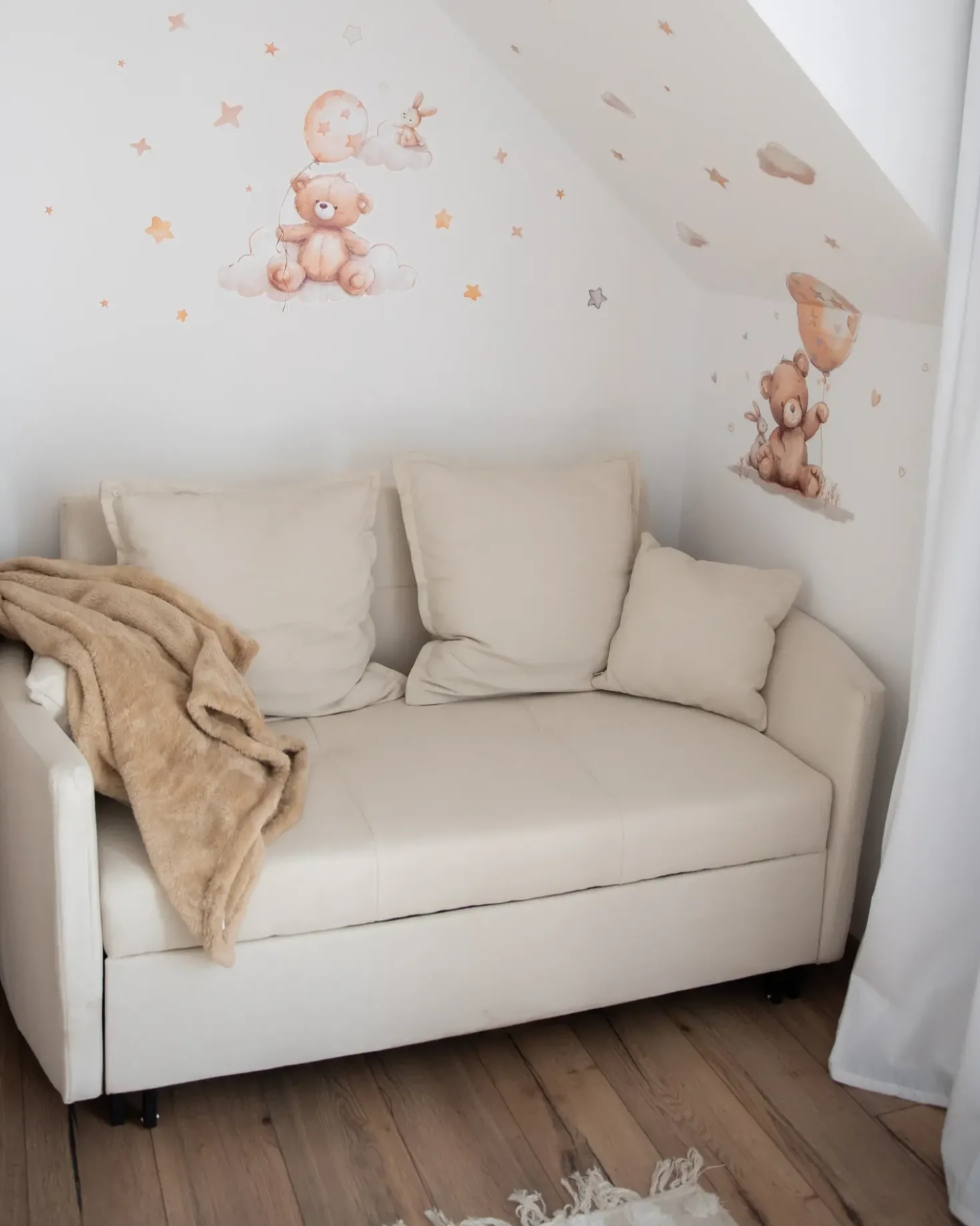 Coperta NAMDU 125 x 150 cm Beige sabbia