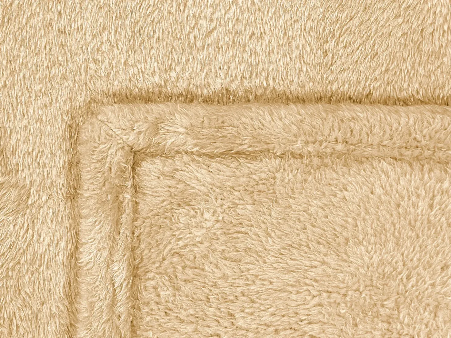 Coperta NAMDU 125 x 150 cm Beige sabbia