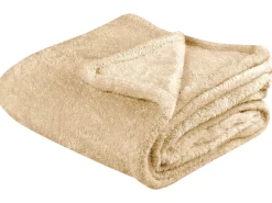 Coperta NAMDU 125 x 150 cm Beige sabbia