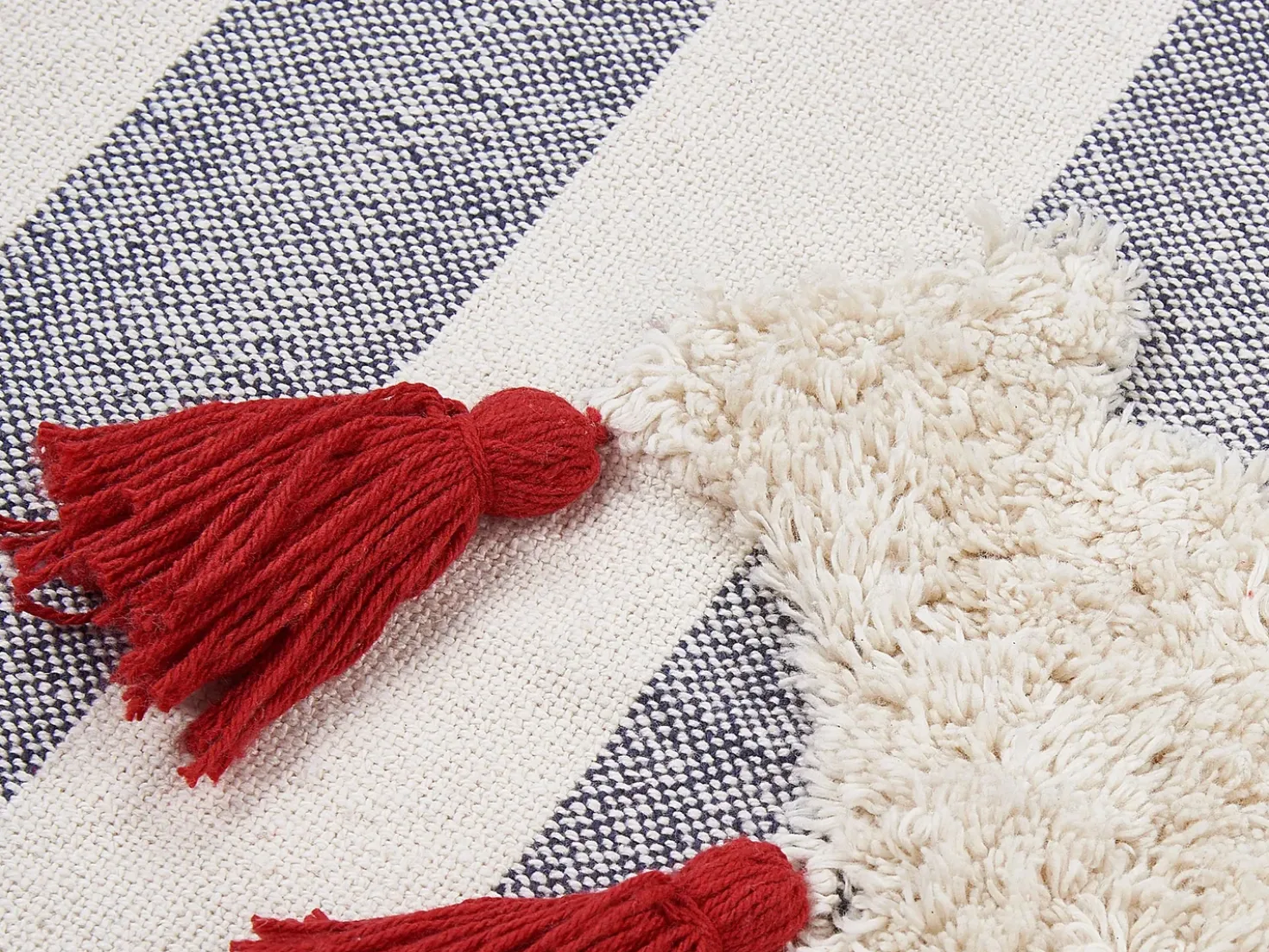 Coperta NAMTAR Cotone 125 x 150 cm Bianco