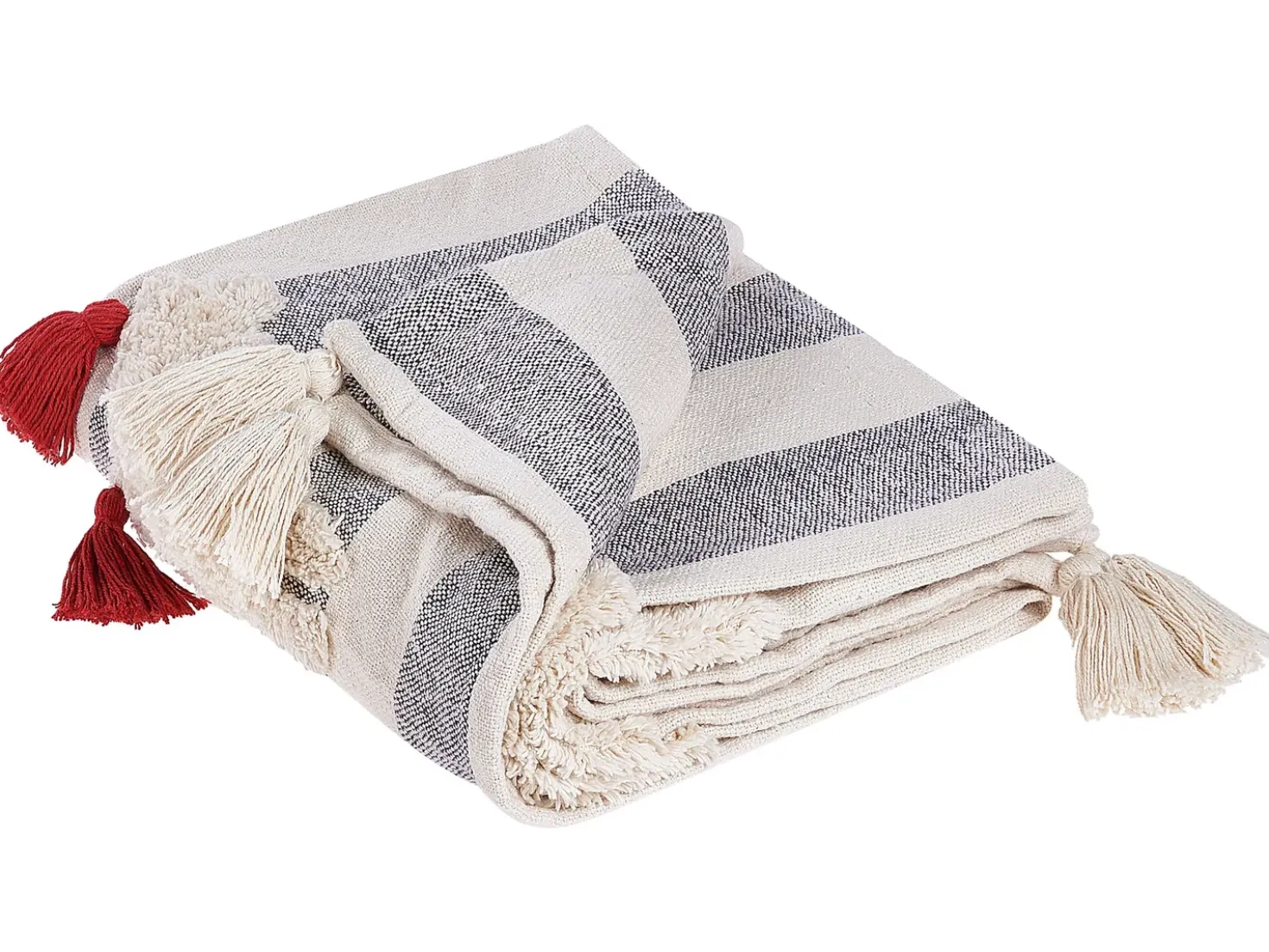 Coperta NAMTAR Cotone 125 x 150 cm Bianco